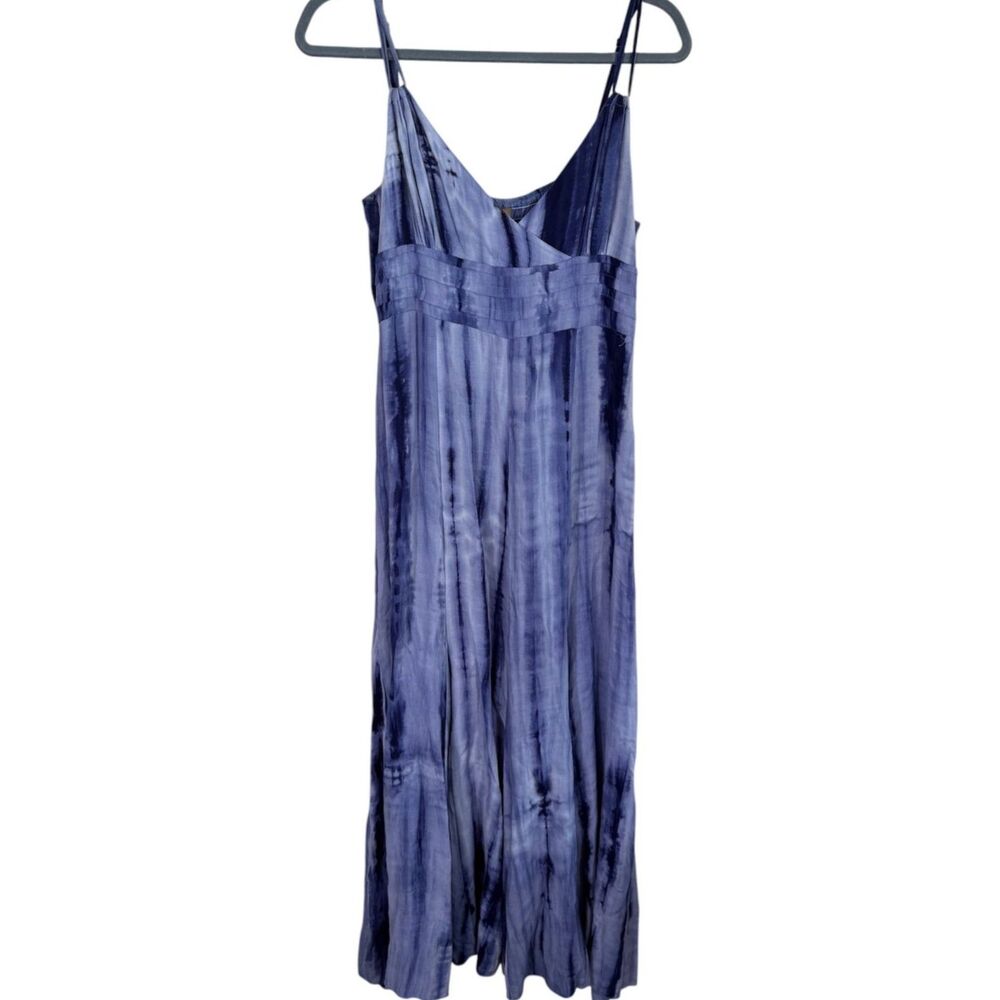 Beulah Blue Tie Dye Maxi Dress Size Small